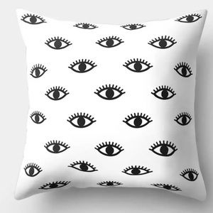 Eye See U Throw Pillow Cover
